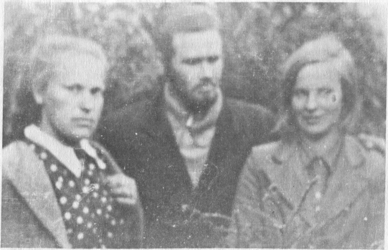 Emilija Vaičėnaitė, Vytautas Dručkus-Šernas, Antanina Dručkutė-Virginija