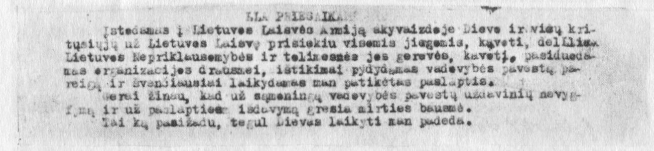 Priesaikos žodžius