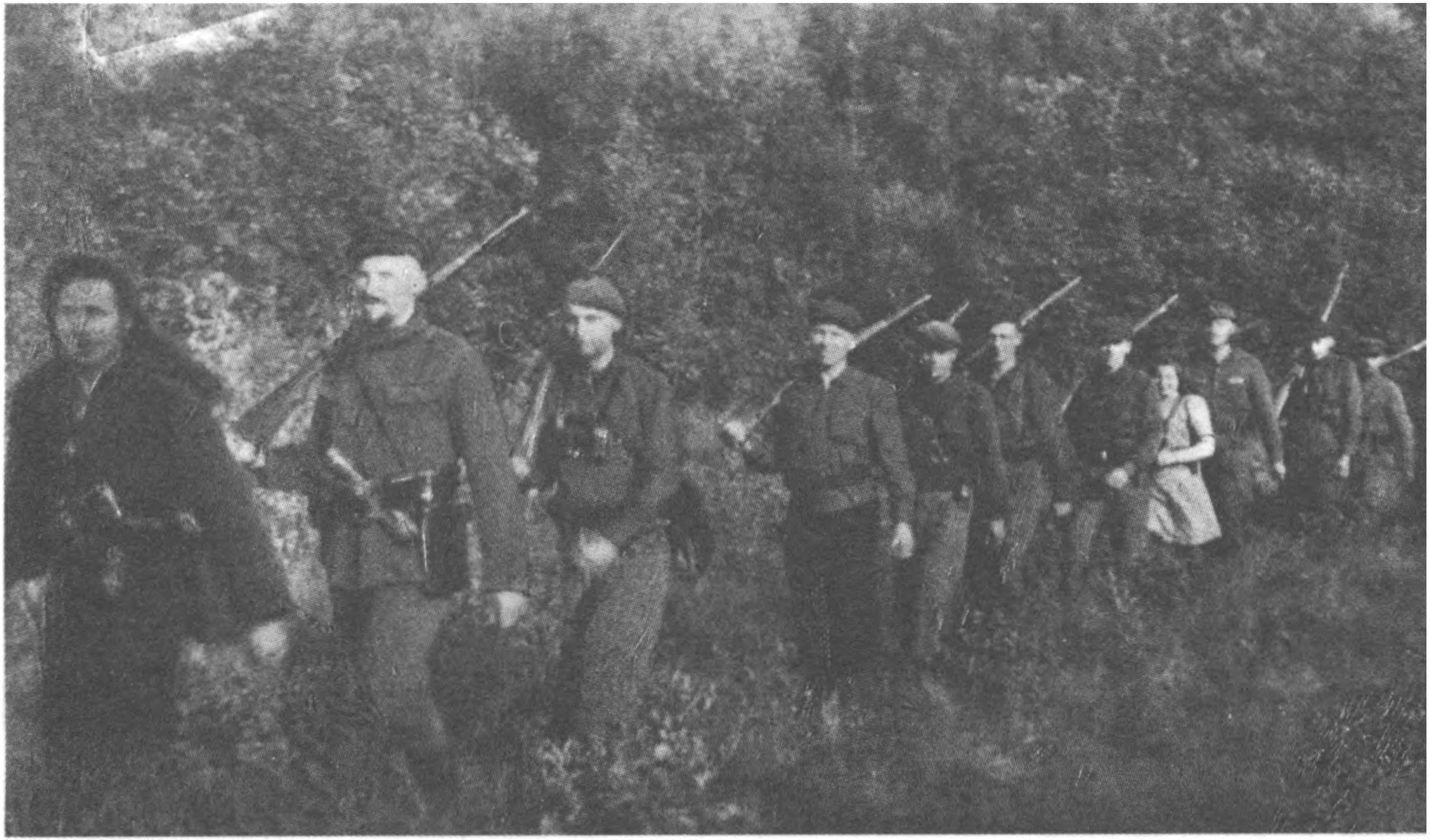 Ąžuolo būrio partizanai (i