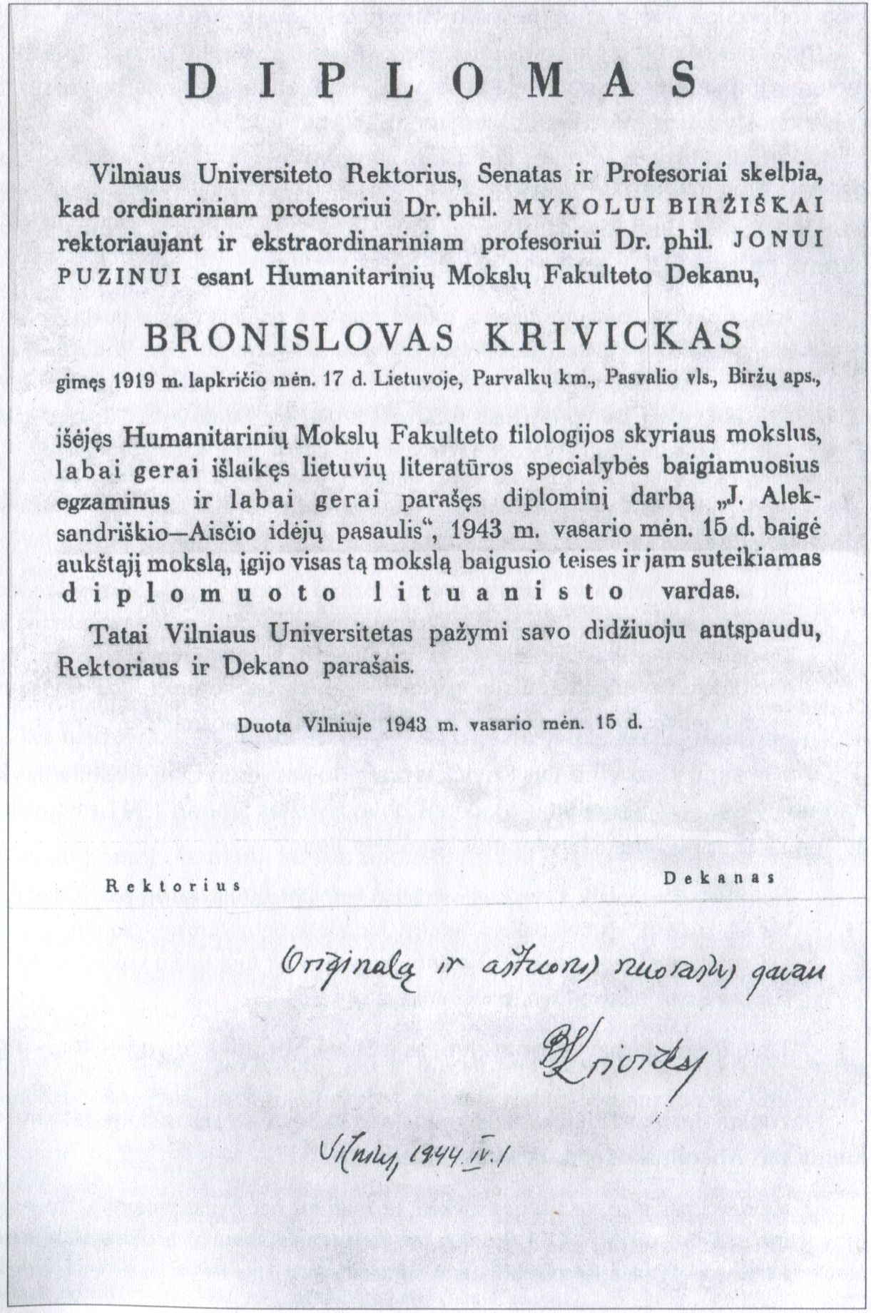 diplomas