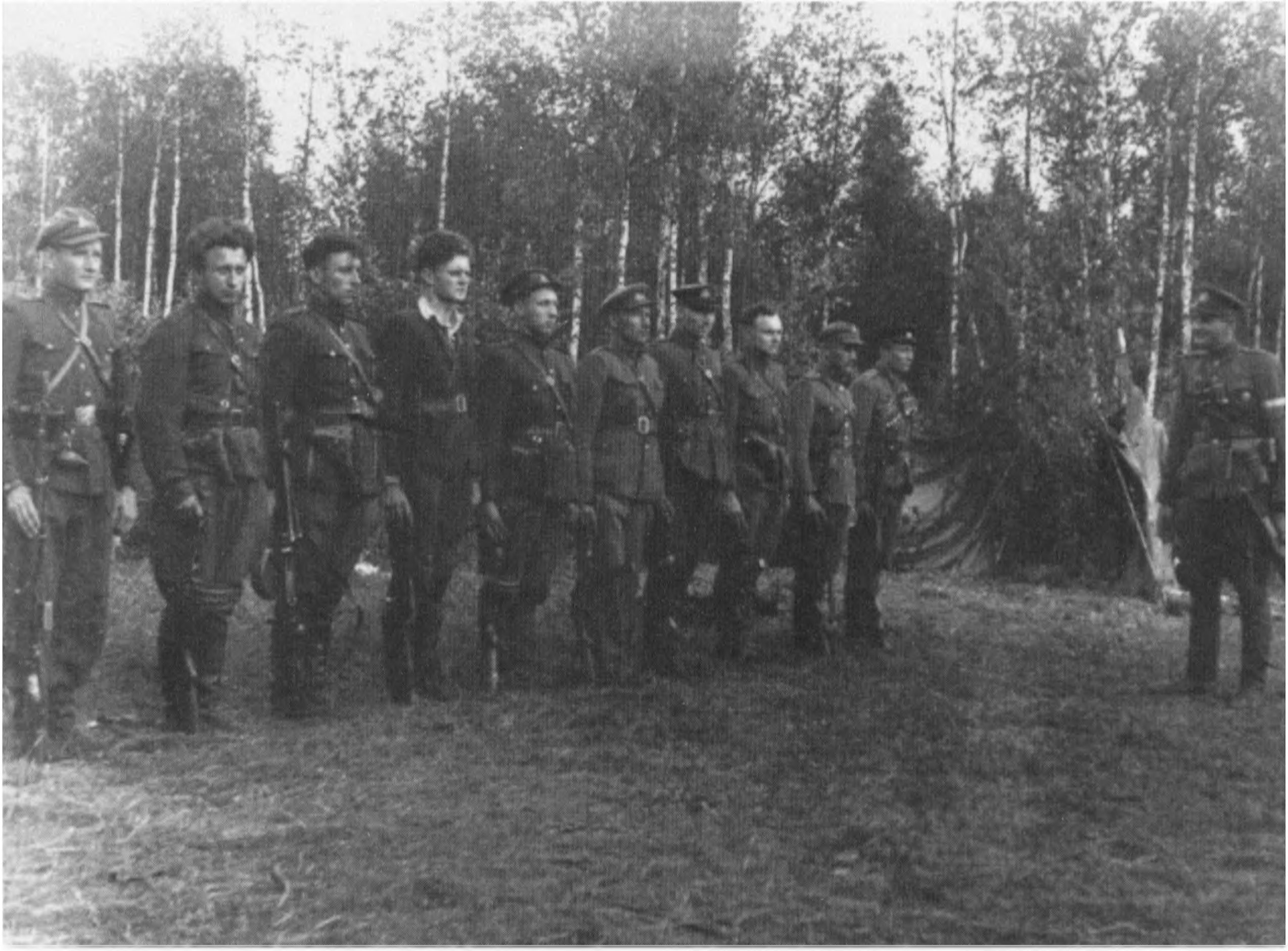 „Bakanausko" būrio partizanai.