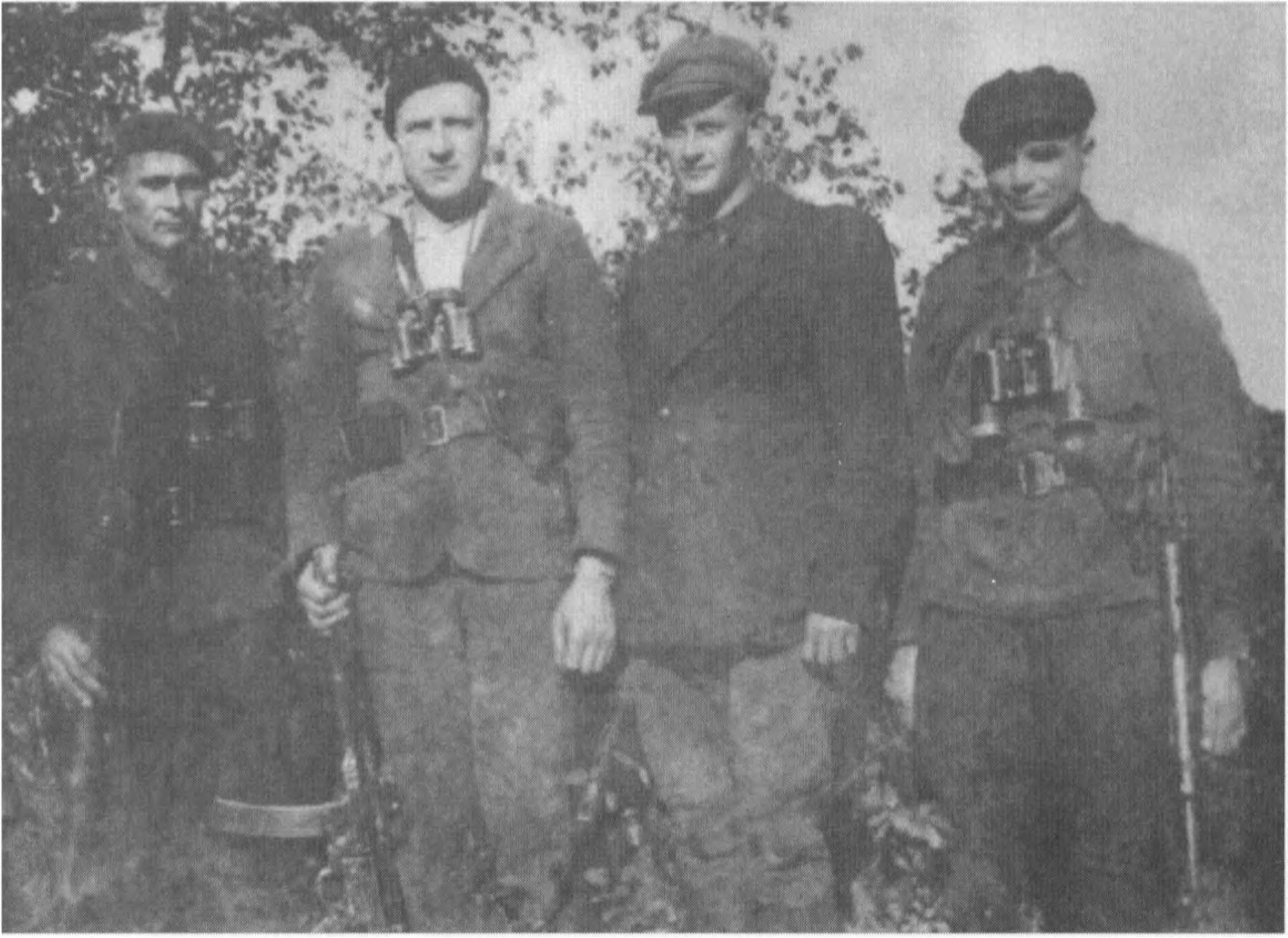 Aleksas Puzinas-Liudvikas, žuvęs 1950 m. Jonas Čepulis iš Stanikūnų k. Žuvęs. Stasys Liaudanskas-Baltrus. Žuvęs. Jonas Baltušis-Trimitas.