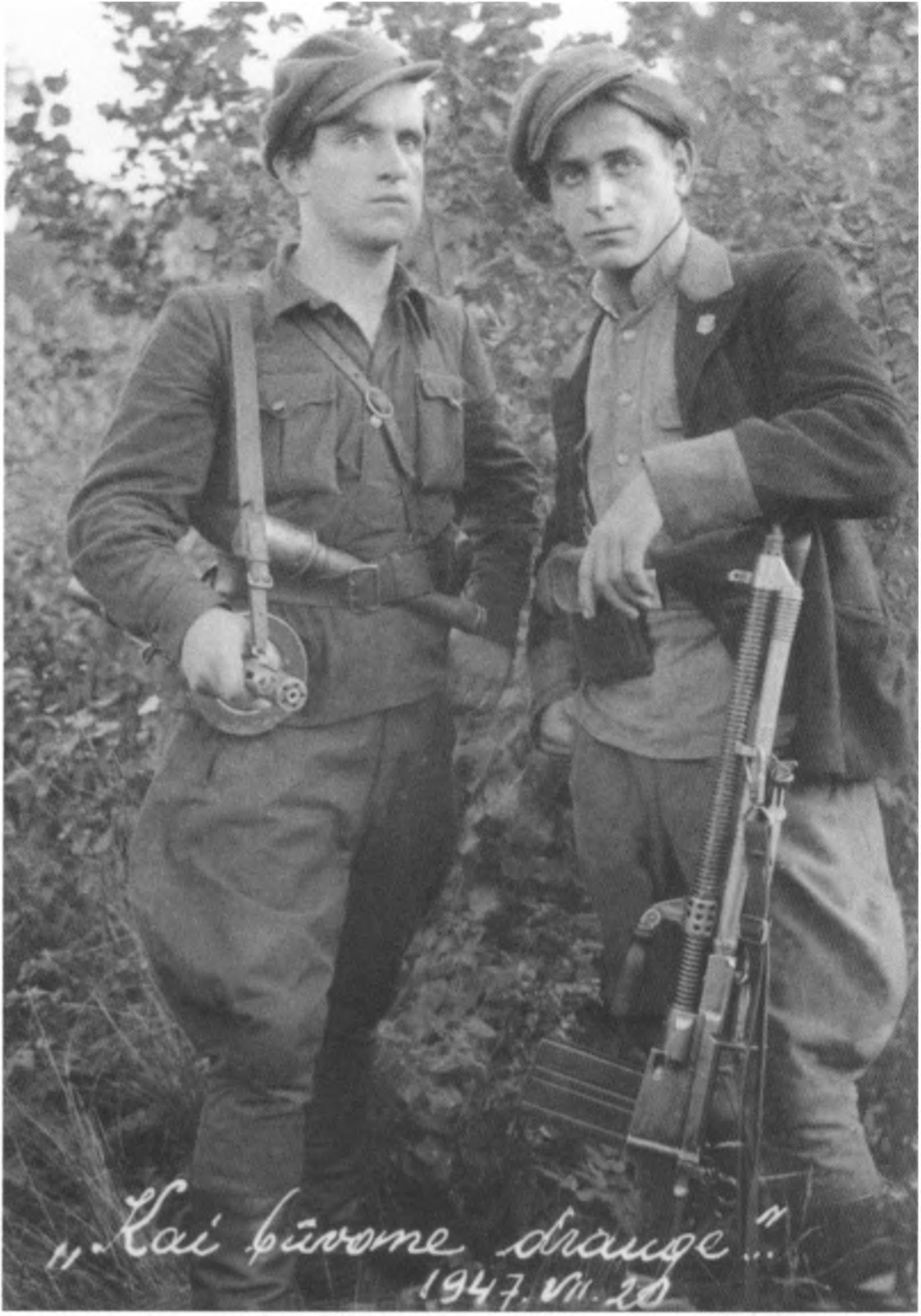 Povilas Reklickas-Vytenis, g. 1926 m. Jakutiškių k., Deltuvos vlsč. Sušaudytas pačių partizanų už statuto pažeidimus, Vytautas Reklickas-Liučys (broliai).