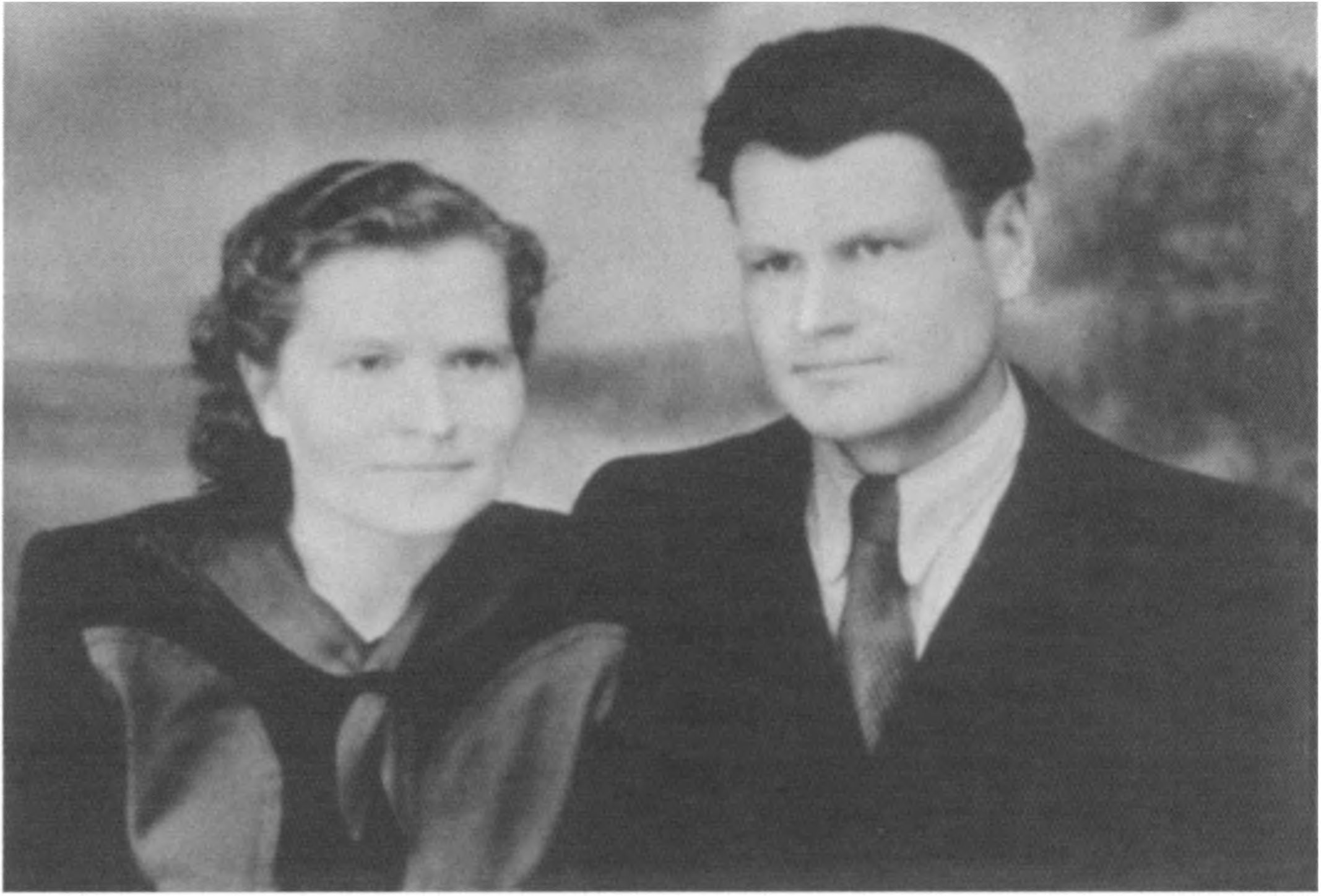 Konstancija Neniškytė-Pečkuvienė-Kubiliukas su vyru Jonu Pečkum