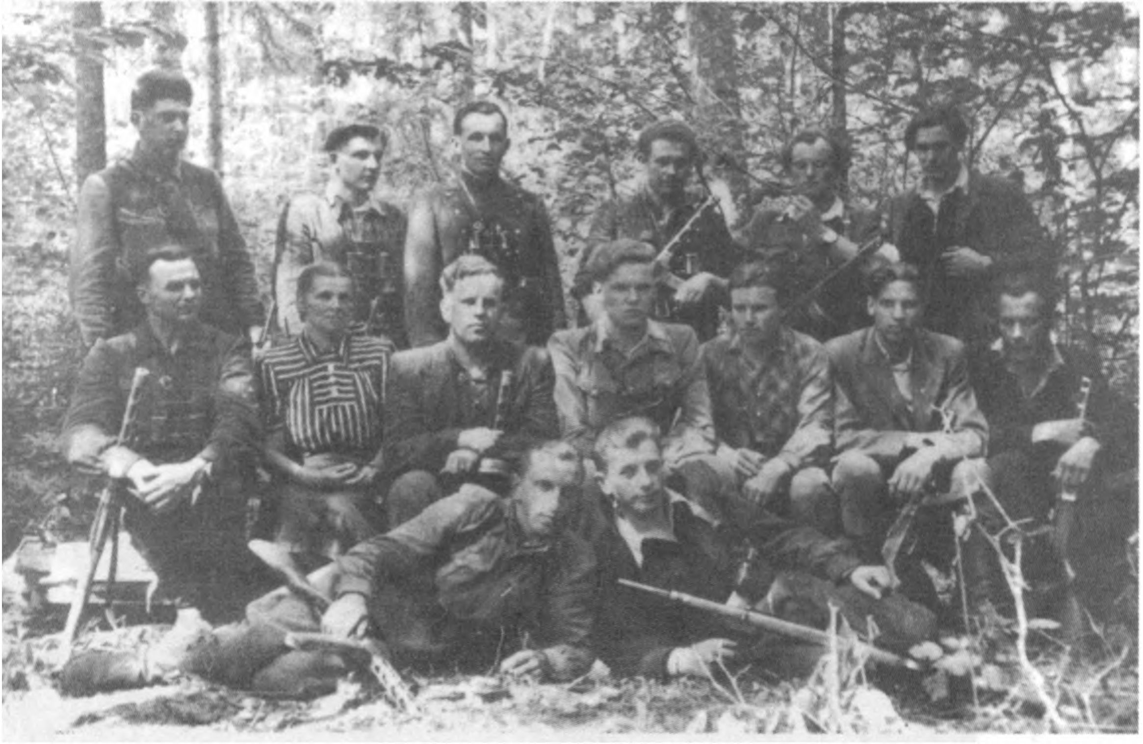 Pilėnų tėvūnijos partizanai Biržų girioje 1951 metais