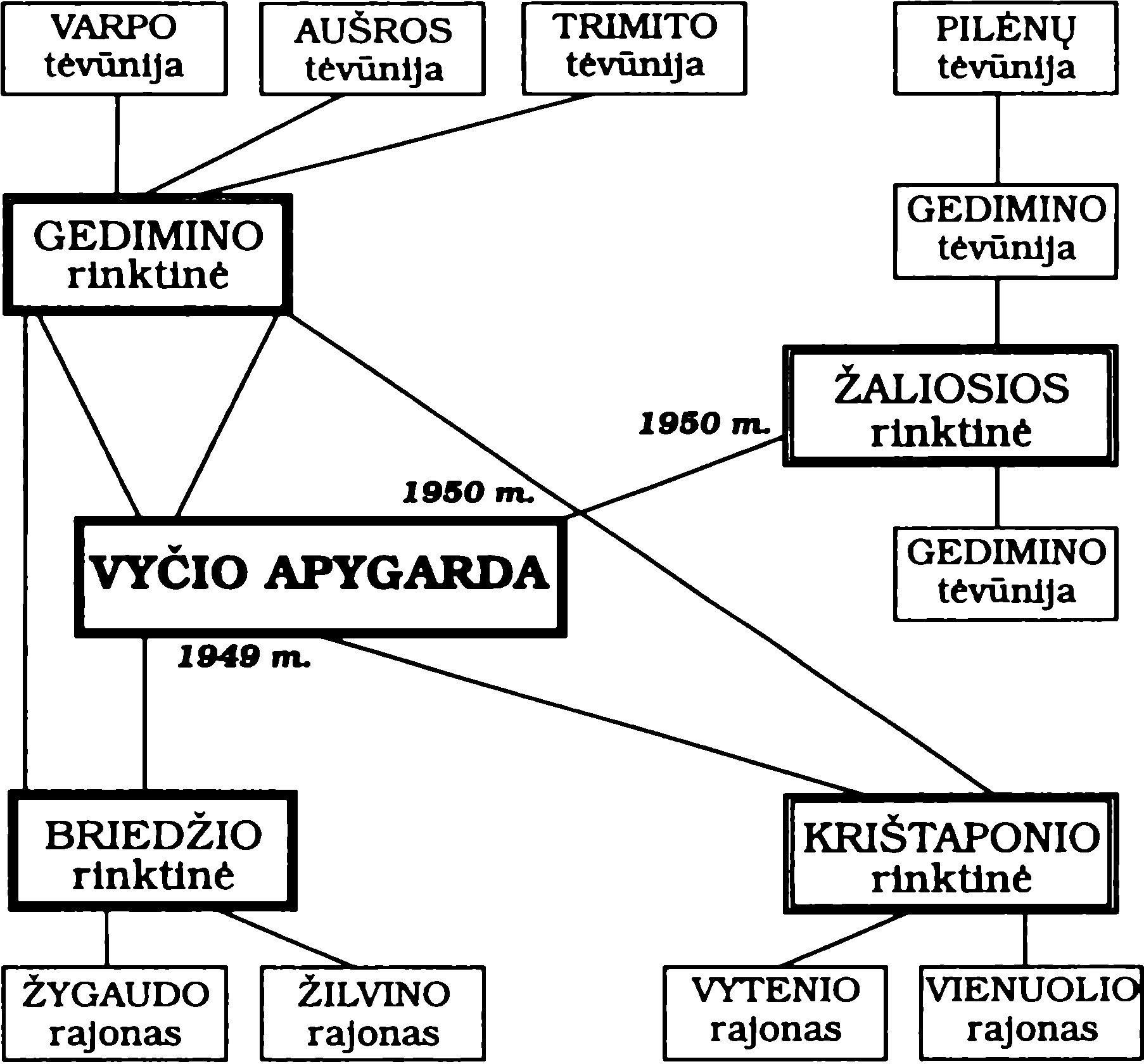 yčio apygardos organizacinė