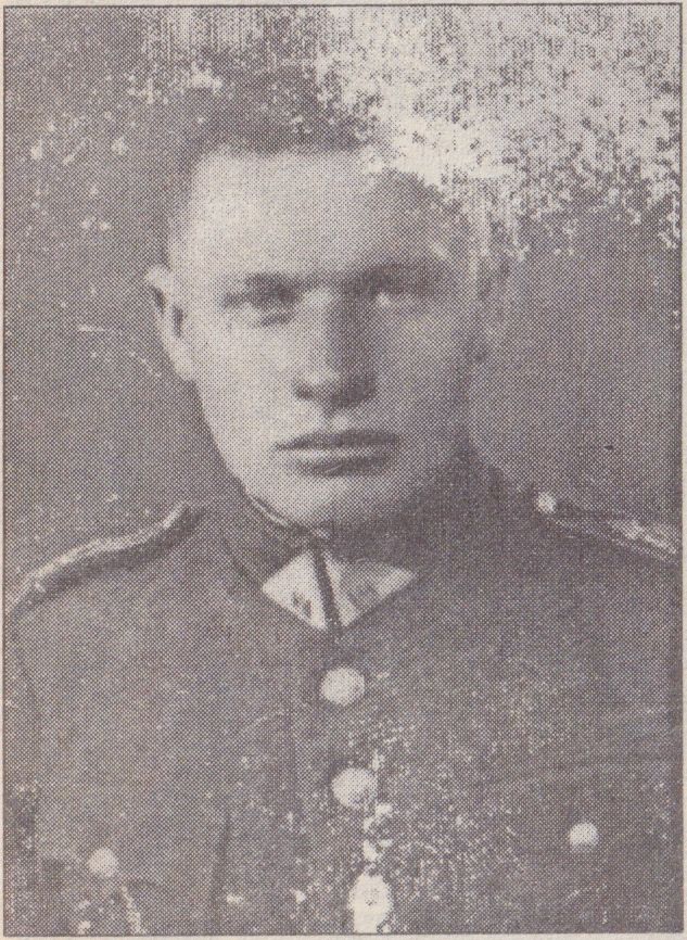 Būrio vadas atsargos leitenantas Kazimieras Gailiūnas iš Devynduonių km., vadovavęs kautynėms Skilvionių miške 1945 m. vasario r