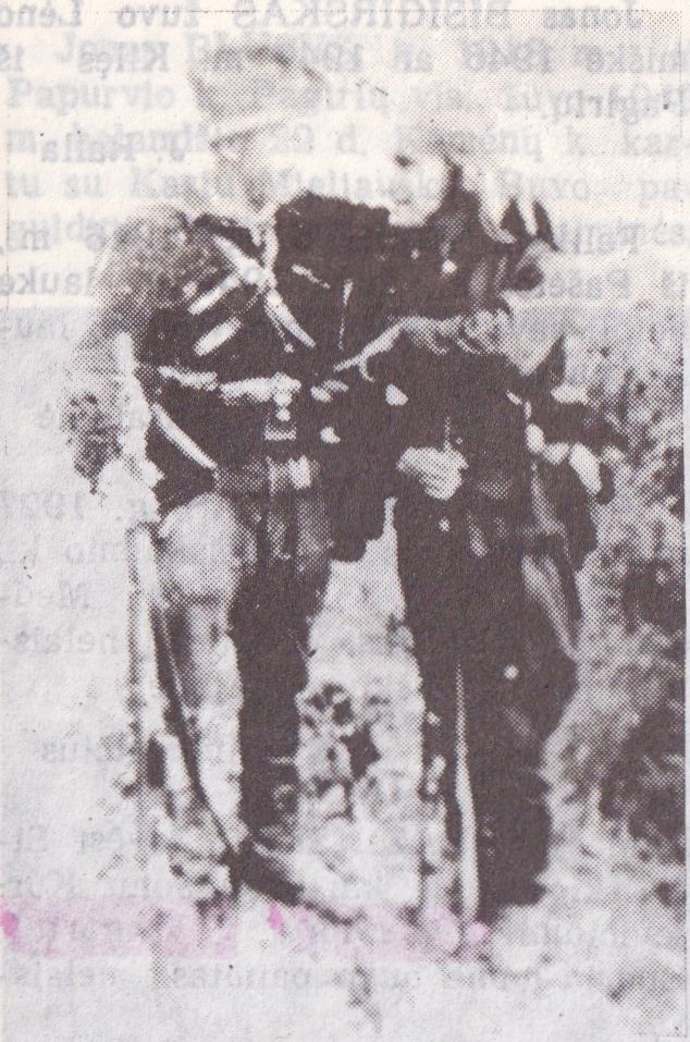 Vytautas Baranauskas iš Juodžių k. ir Vytautas Meškuotis iš Gudžiūnų k.