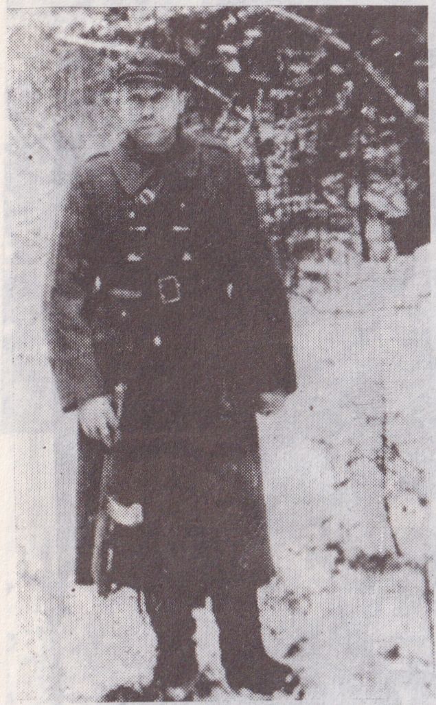 Neatpažintas partizanas.