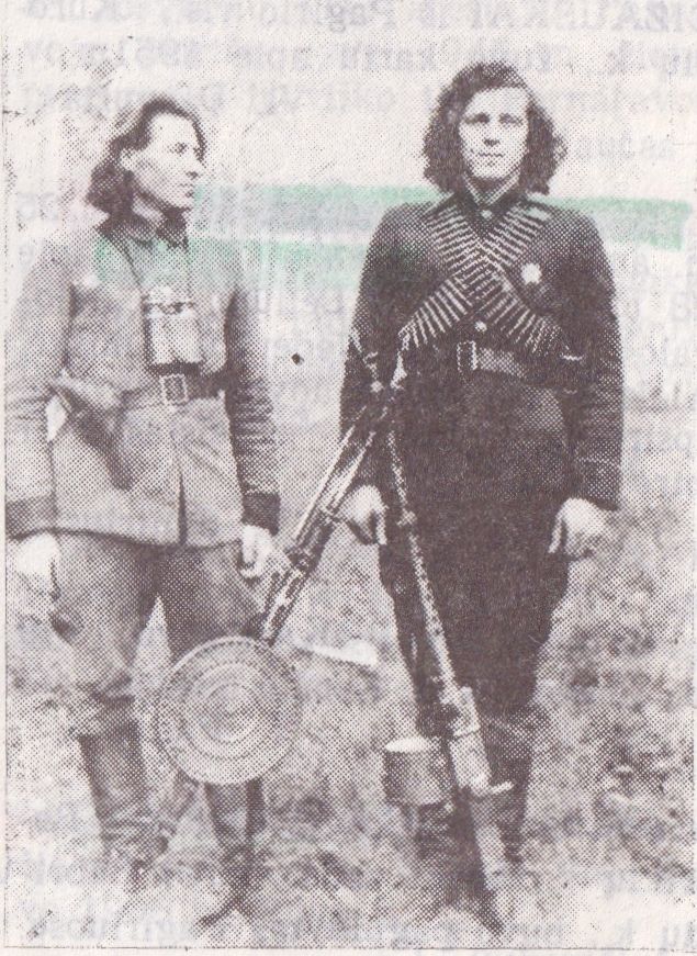 Edvardas Daučiūnas iš Šukonių k. ir Stasys Strikulis.