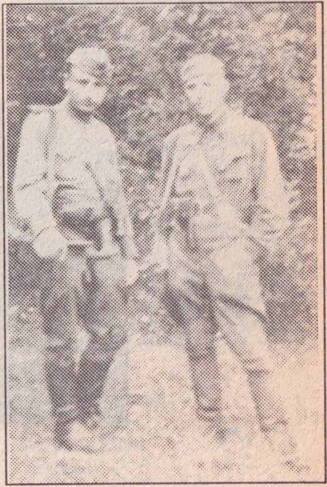 “Trimito” būrio partizanai. Vincas Grinkus “Kariūnas” (iš kairės)