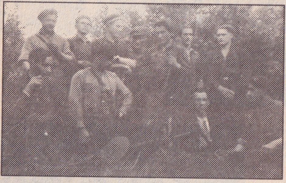 Vyties apygarda. Jono Baltušniko “Vienuolio” būrys (prie kulkosvaidžio “Vienuolis”)