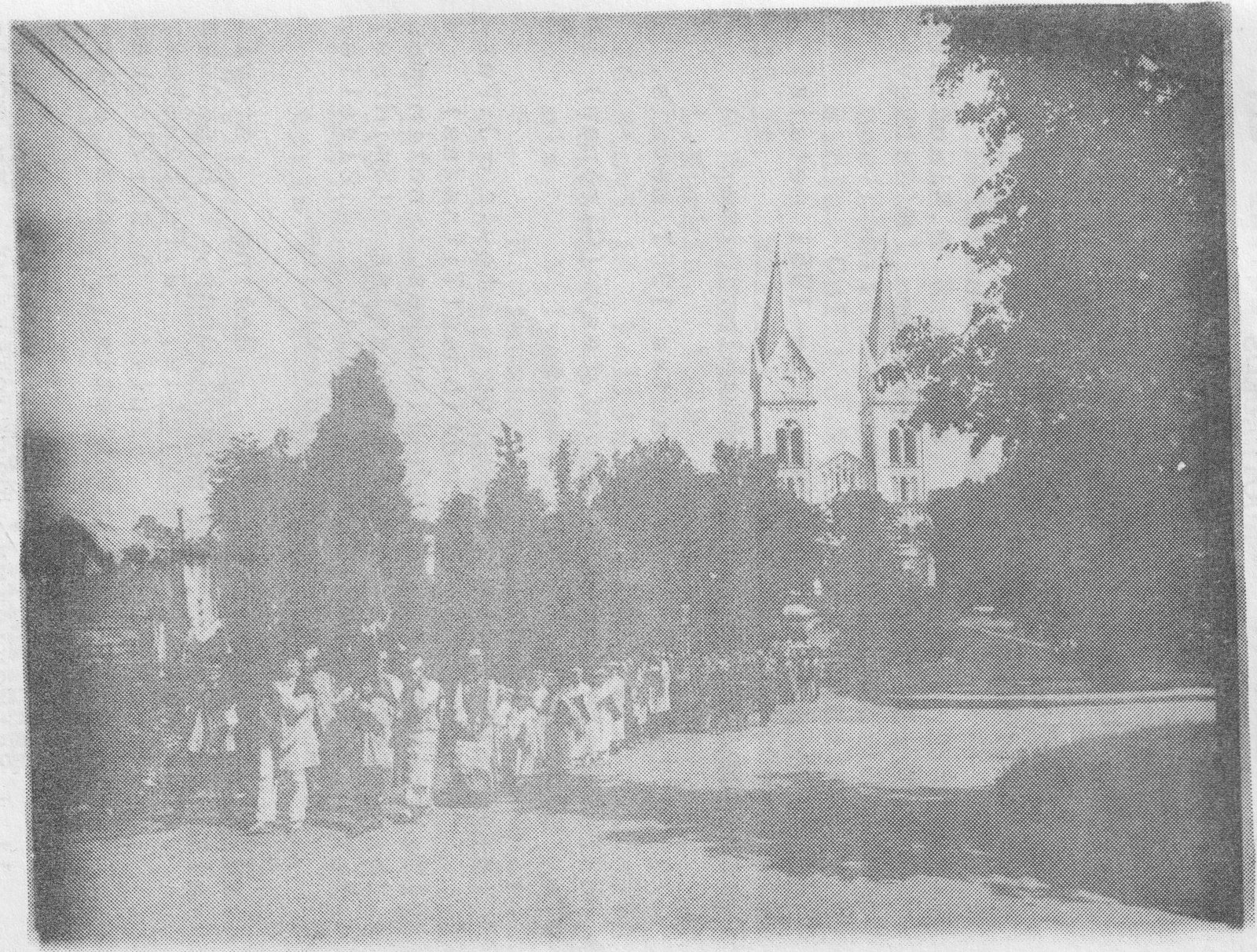 Partizanų palaikų perkėlimas iš Kazlų smėlyno į Alantos kapines 1989 metais.