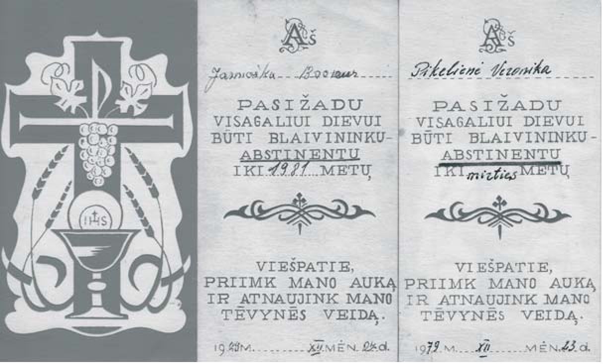 Viduklės parapijiečių pasižadėjimai